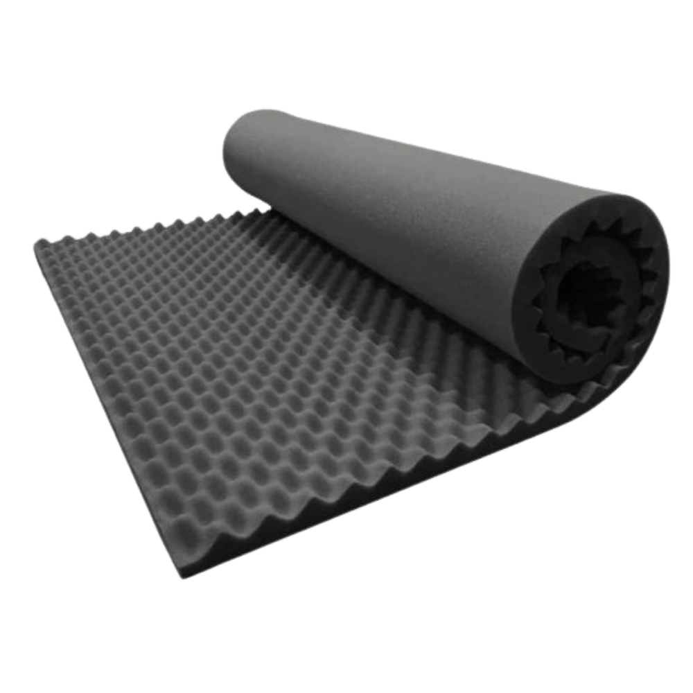 Eggshell foam mattress topper for pressure relief