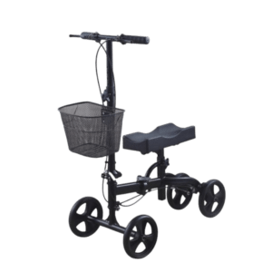 Knee walker scooter for foot and ankle injury recovery