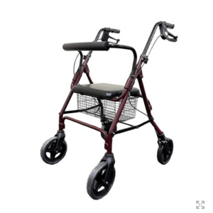 Rollator walker, front view